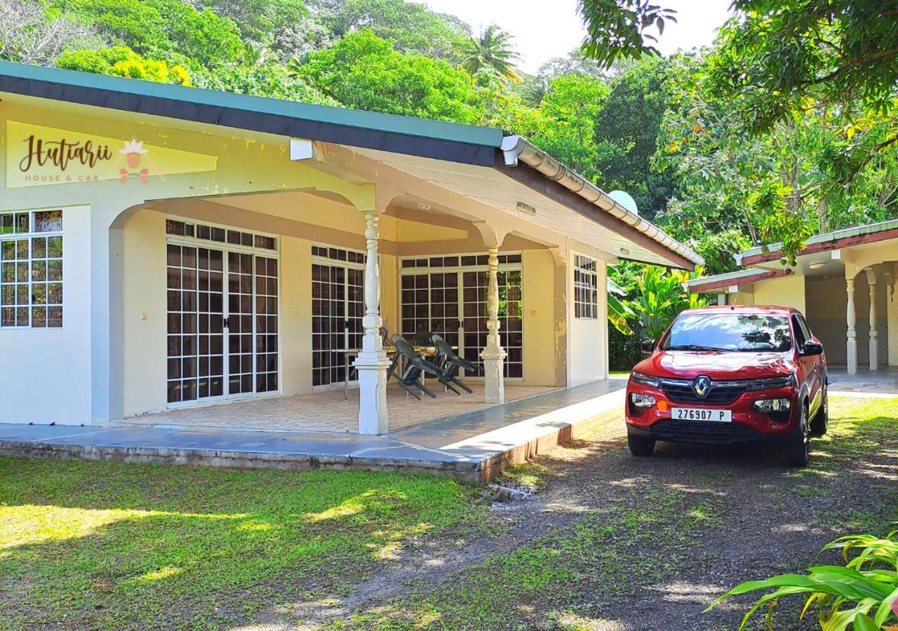 הוילה Tevaitoa Hutiarii House & Car & Excursions Raiatea מראה חיצוני תמונה