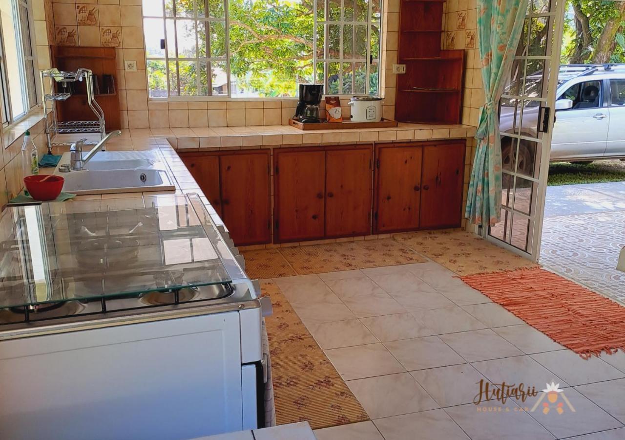 הוילה Tevaitoa Hutiarii House & Car & Excursions Raiatea מראה חיצוני תמונה