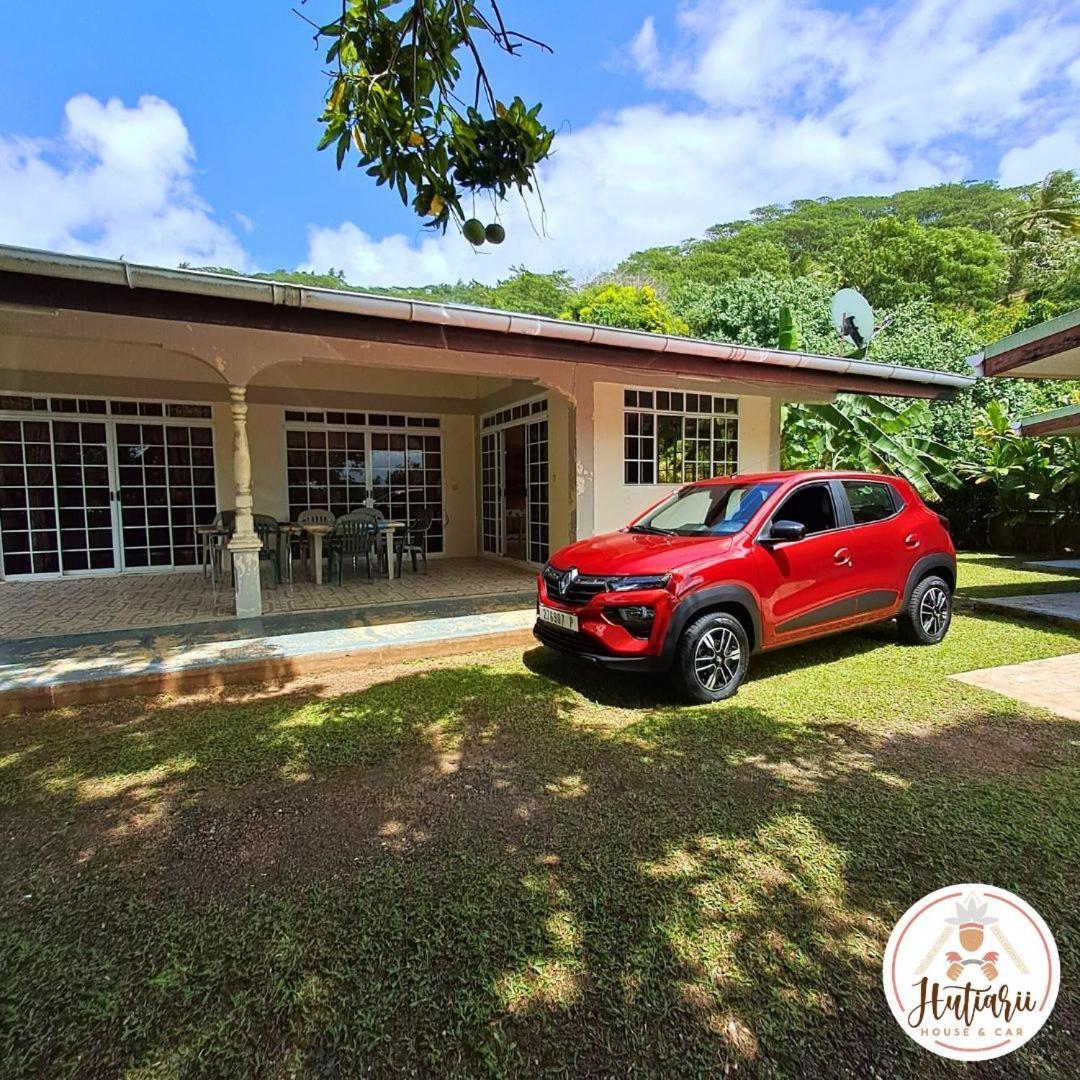 הוילה Tevaitoa Hutiarii House & Car & Excursions Raiatea מראה חיצוני תמונה